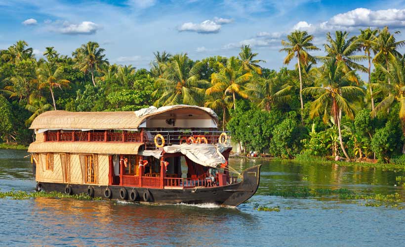 Houseboat in Kerala backwaters
