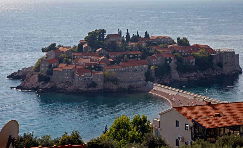 Sveti Stefan islet near Budva