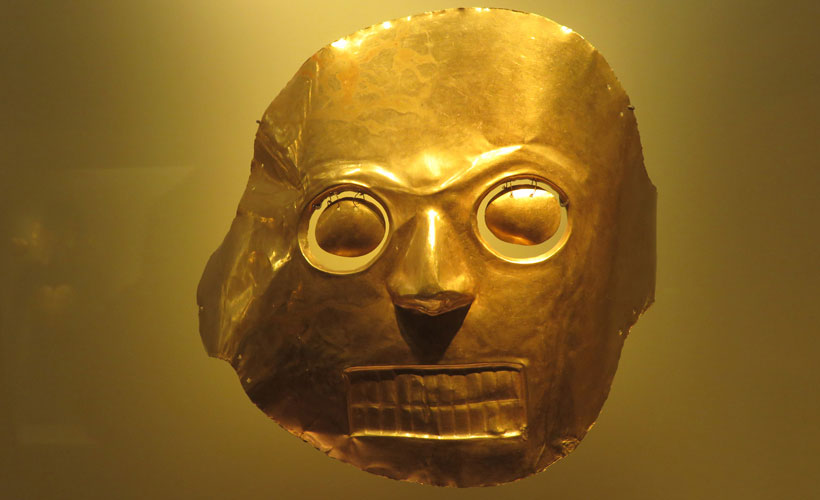 Amazing gold piece in Gold Museum