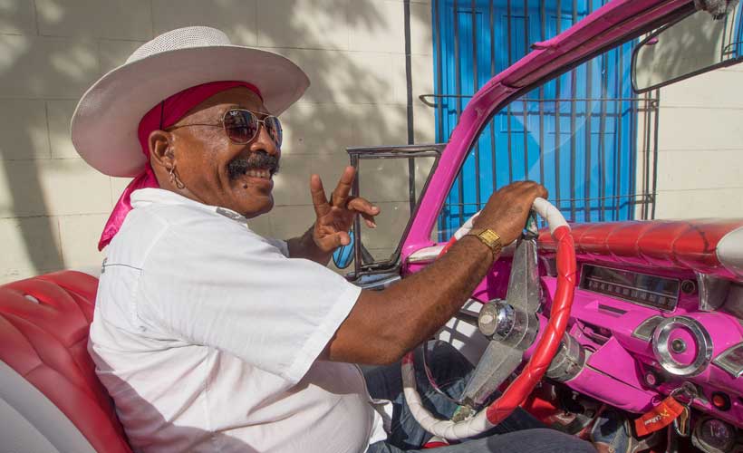 Come for a ride on your small group tour or private tour to Cuba